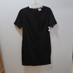 Old Navy Classic Womens Black Mini Sheath Shift Dress XS NWT